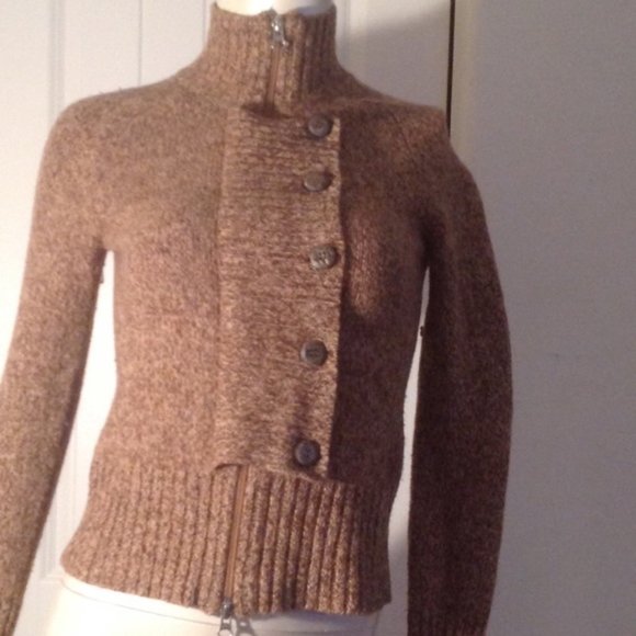 Anthropologie Jackets & Blazers - Anthropologie Moto Sweater